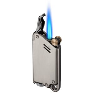 Encendedor elegante con llama azul