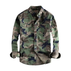 Camisa militar de camuflaje