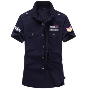 Camisa militar para hombre