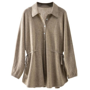 Camisa Caqui Mujer Militar