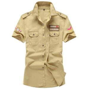 Camisa estilo caqui