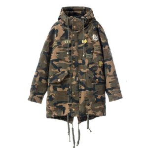 Parka militar para señoras