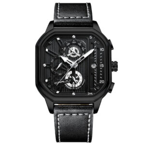 Reloj negro de lujo