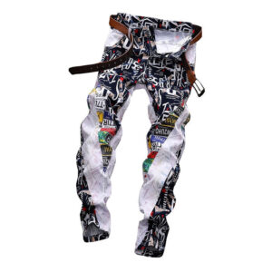 Pantalones estilo enrejado
