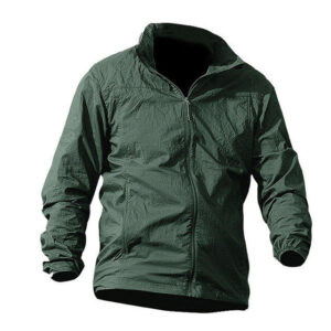 Chaqueta para hombre estilo impermeable