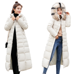 Chaqueta militar ligera Beige Mujer