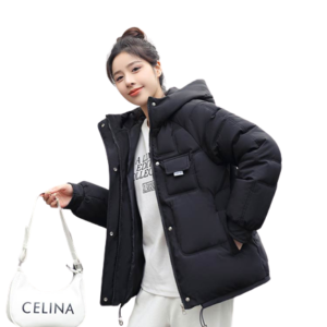 Chaqueta ligera Negro Militar Mujer