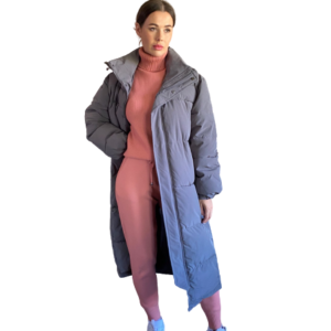 Chaqueta militar para mujer camuflaje gris