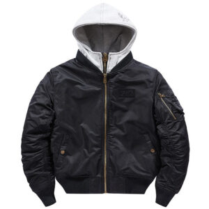 Chaqueta militar larga para hombre