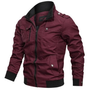 Chaqueta roja de moda