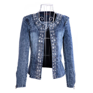 Chaqueta de estilo azul