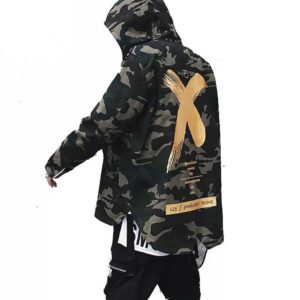 Chaqueta de estilo militar para hombre