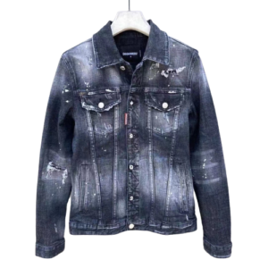 Chaqueta militar enrejada para mujer