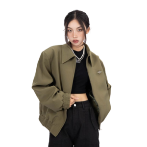 Chaqueta verde militar
