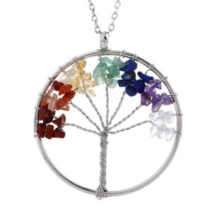 collar árbol de la vida 7 chakras