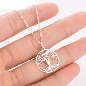 Collar bohemio del árbol de la vida