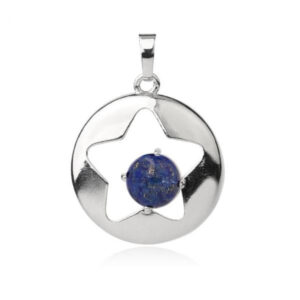 Collar Colgante Estrella Lapislázuli